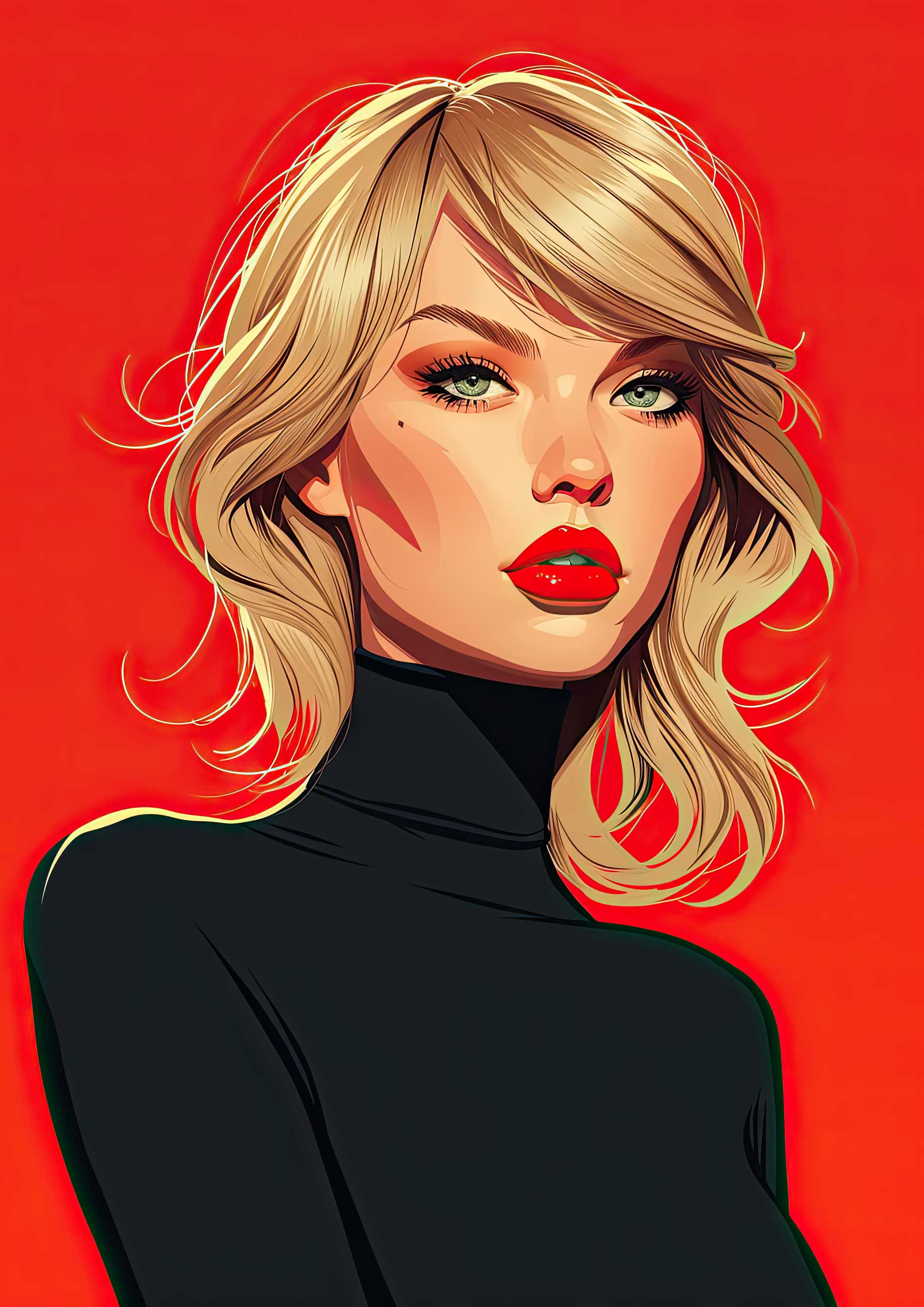 Preview for Stylish-blonde-woman-portrait-celebrities-background-0d028