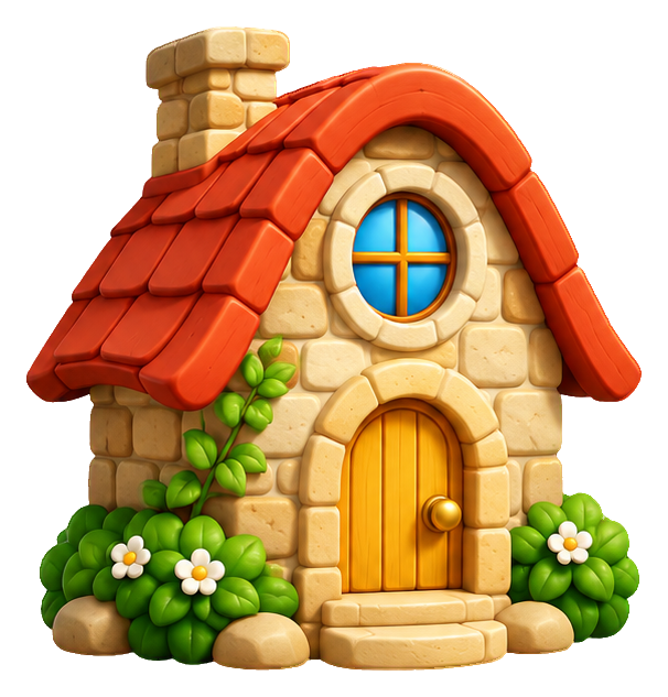 Preview for 3d Cozy Cottages Stone Arch Cottage