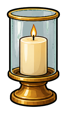 Preview for Candle Holder Sticker Graphic For Home Decor