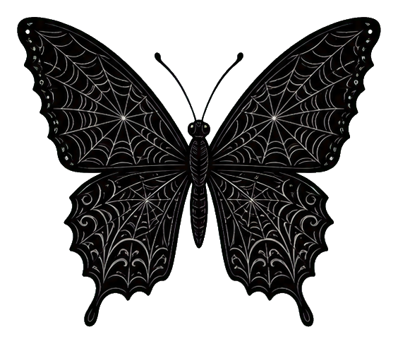 Preview for Spiderweb Lace Butterfly Sticker