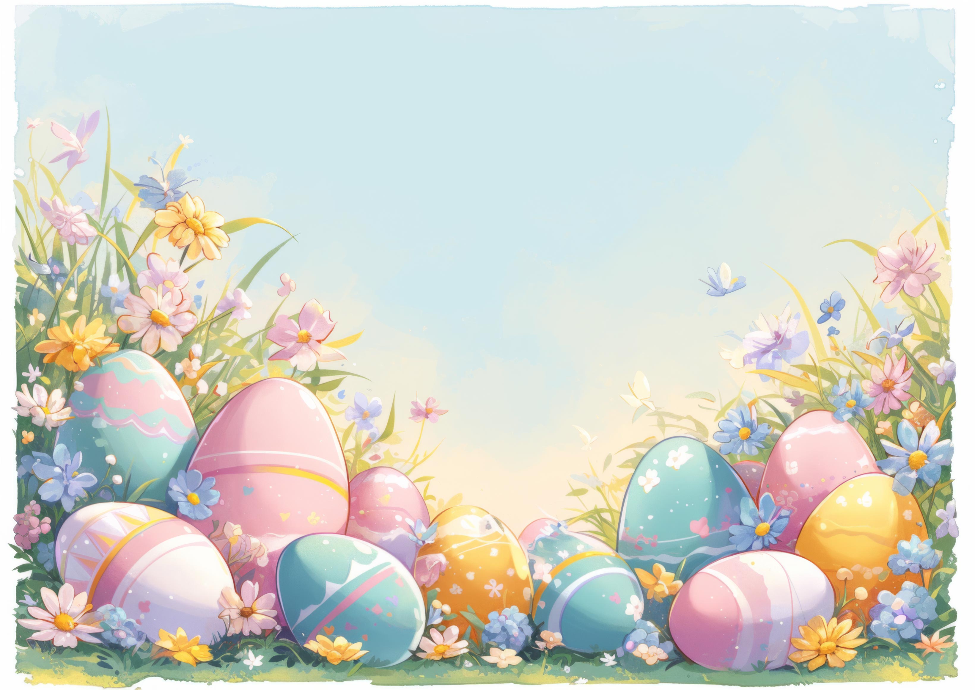 Preview for Easter-eggs-in-garden-background-a6ac3
