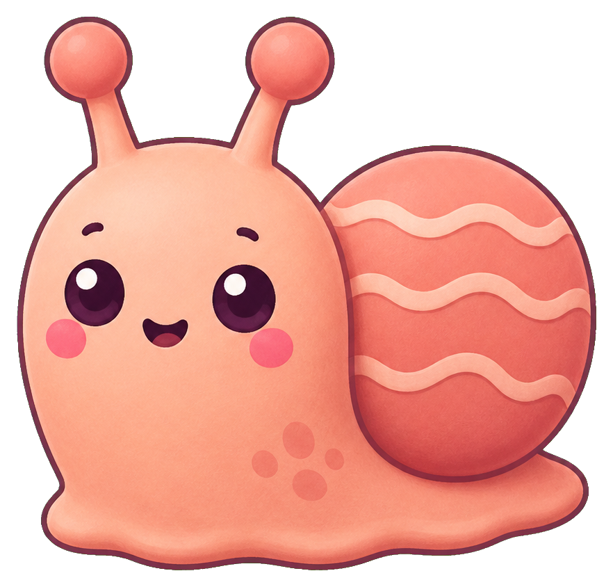 Preview for Squiggle Shell Snail Sticker