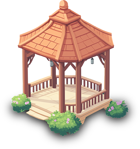 Preview for Asian-style-gazebo-illustration-sticker-e70af