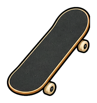 Preview for Blank Skateboard Deck Sticker