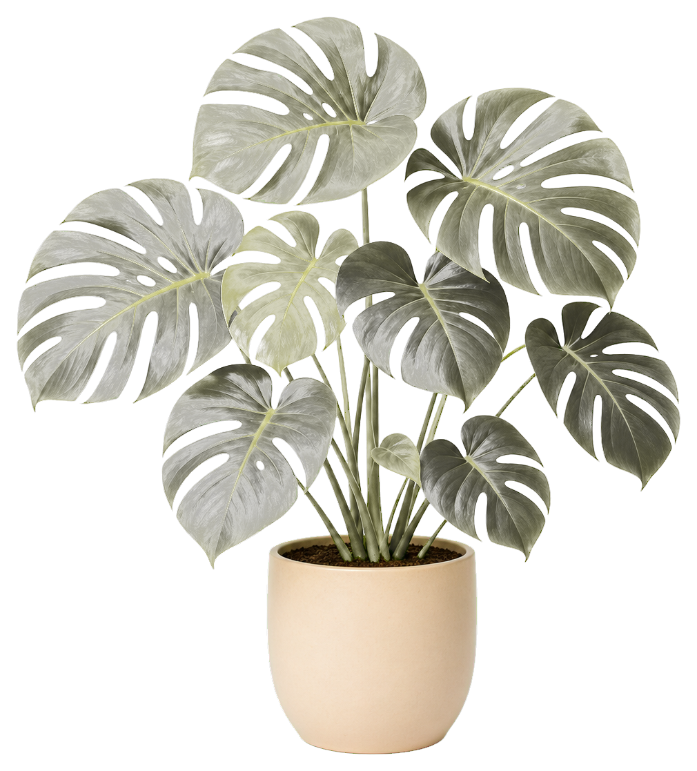 Preview for Potted Monstera Sticker Graphic
