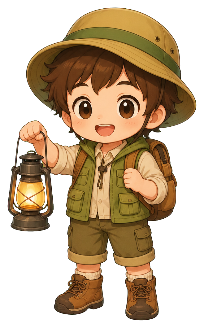 Preview for Chibi Camping Kid Sticker