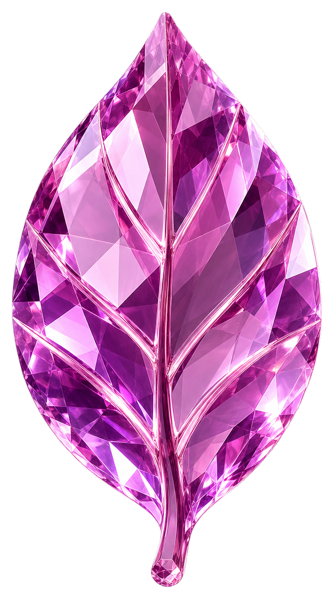 Preview for Crystal Leaf Shape Sticker