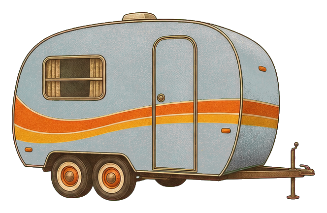 Preview for Vintage Camper Sticker Graphic