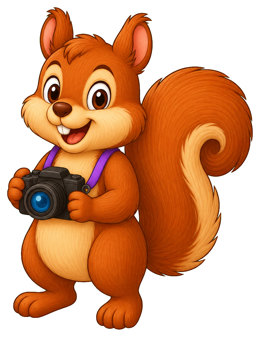 Preview for Photographer Squirrel Sticker