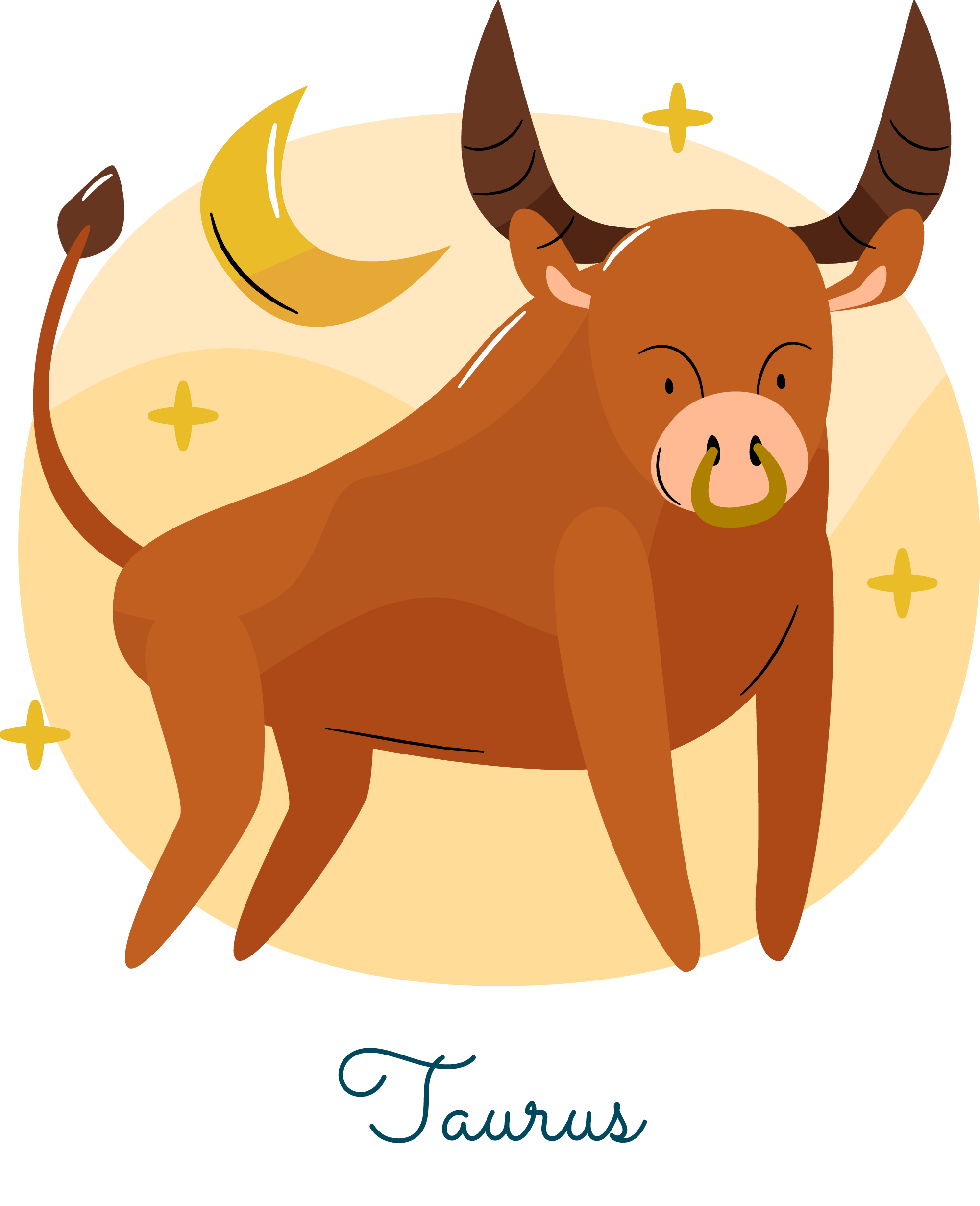 Preview for Taurus-zodiac-sign-illustration-sticker-0a122