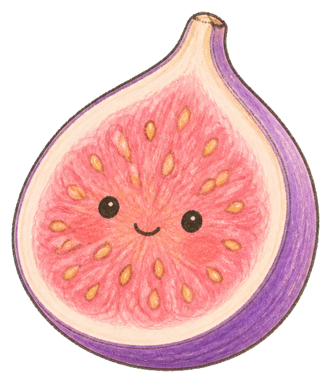 Preview for Fig Half With Seeds Sticker