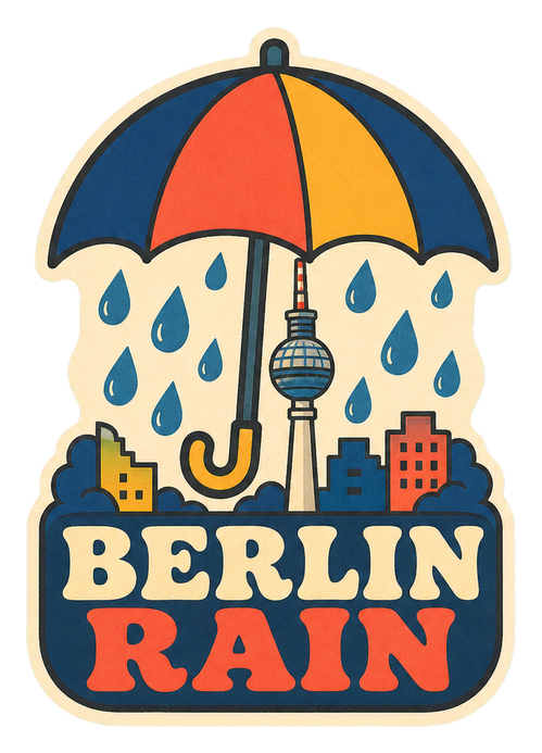 Preview for Berlin Rain Illustrated Sticker