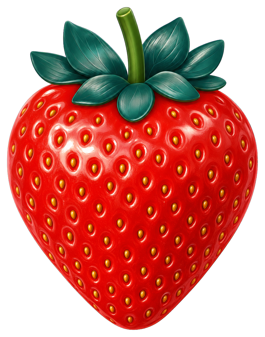 Preview for Strawberry Sticker Graphic