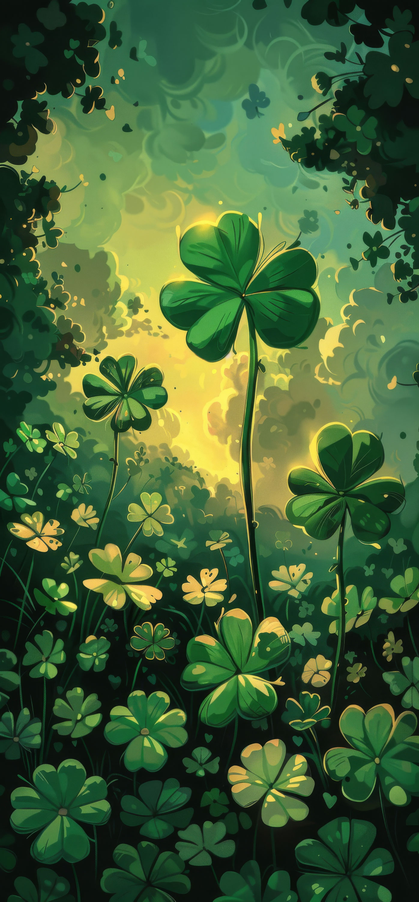 Preview for Four-leaf-clover-field-st-patricks-background-cc96e
