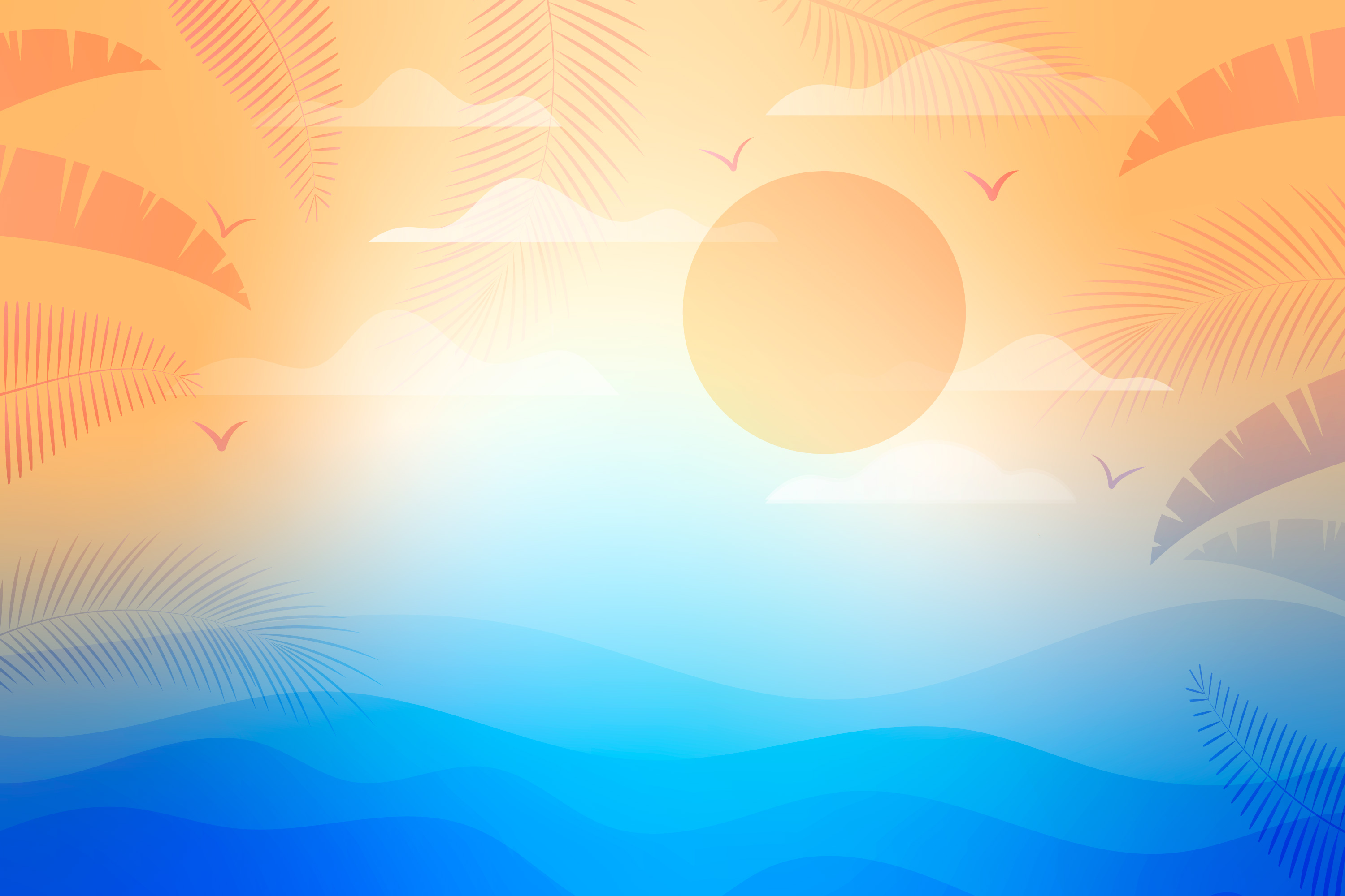 Preview for Tropical-sunrise-landscape-summer-background-89dc6