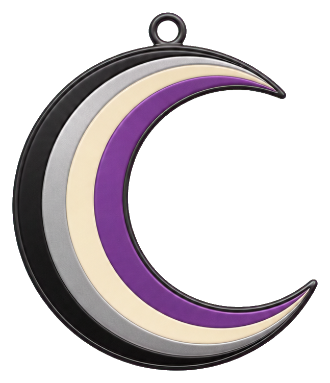 Preview for Ace Pride Crescent Sticker Graphic