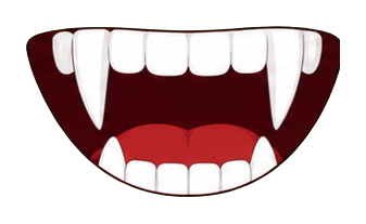Preview for Vampire Fangs Sticker For Photos And Designs