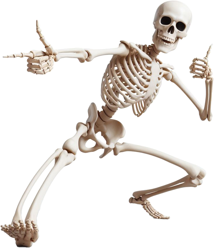 Preview for Dancing-skeleton-thumbs-up-sticker-666d9