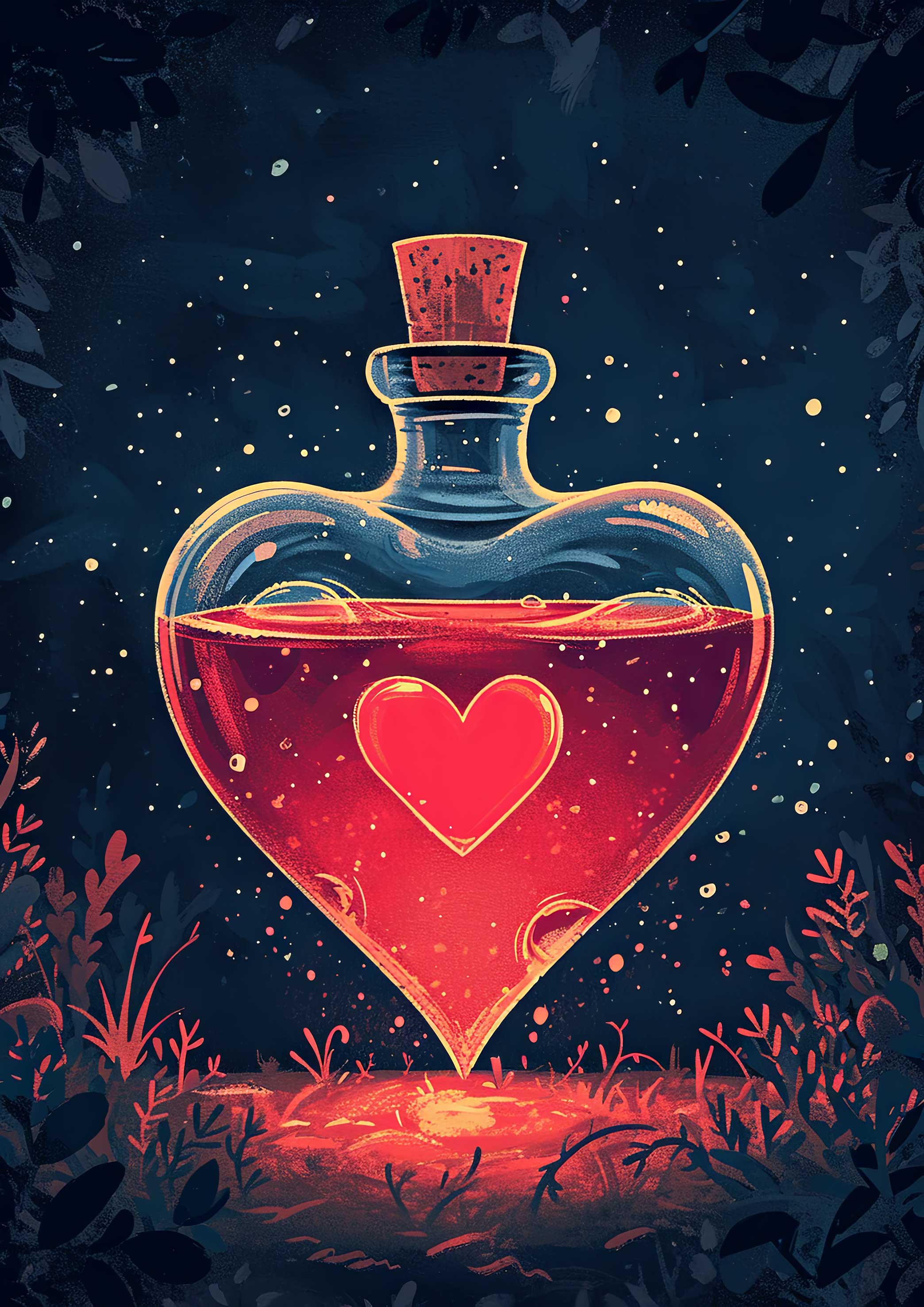 Preview for Heart-shaped-elixir-bottle-love-background-441df
