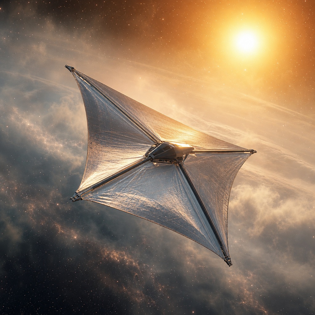 Preview for Solar Sail Spacecraft Background