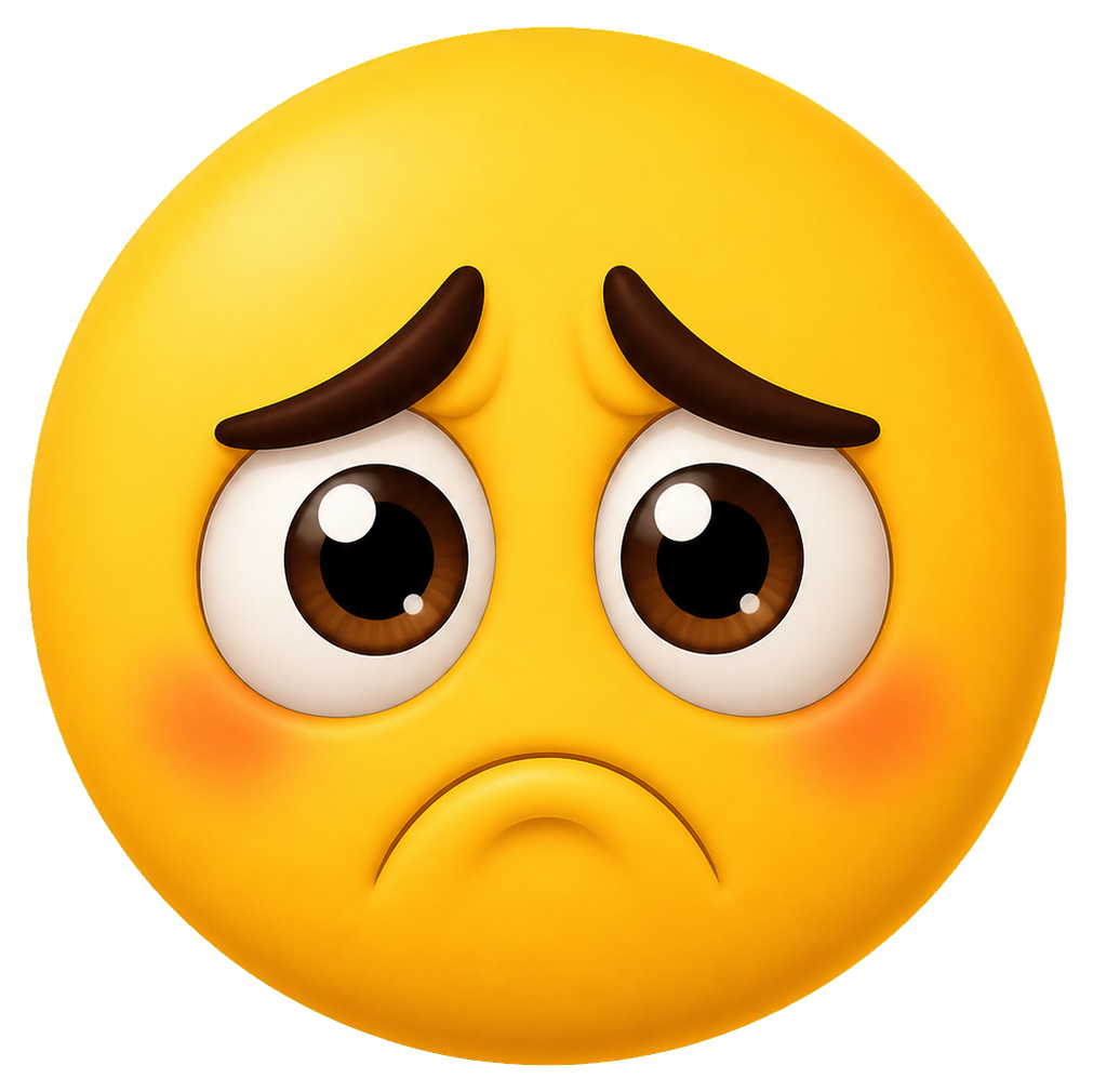 Preview for Sad Pout Face Sticker