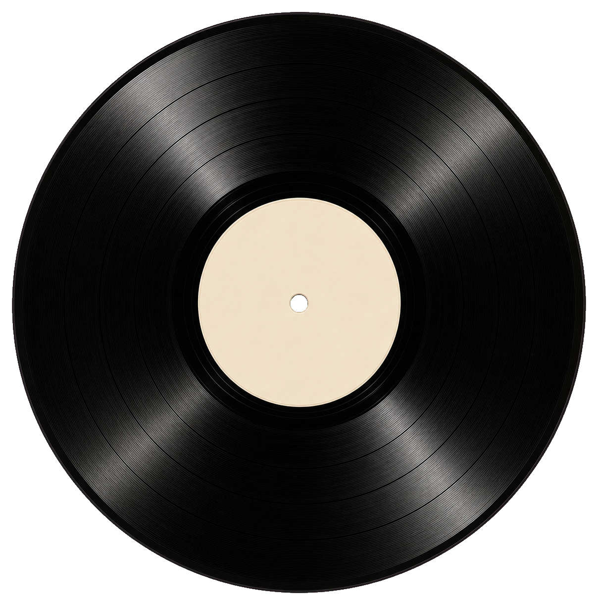 Preview for Blank Vinyl Record Sticker