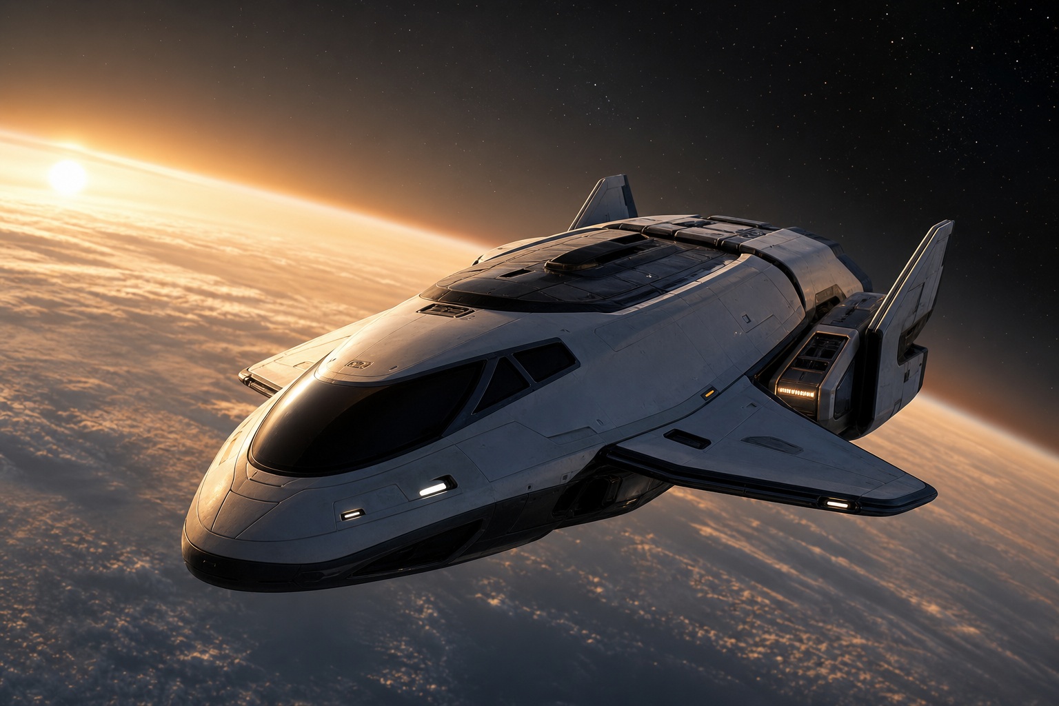 Preview for Orbital Shuttle Dawn Background
