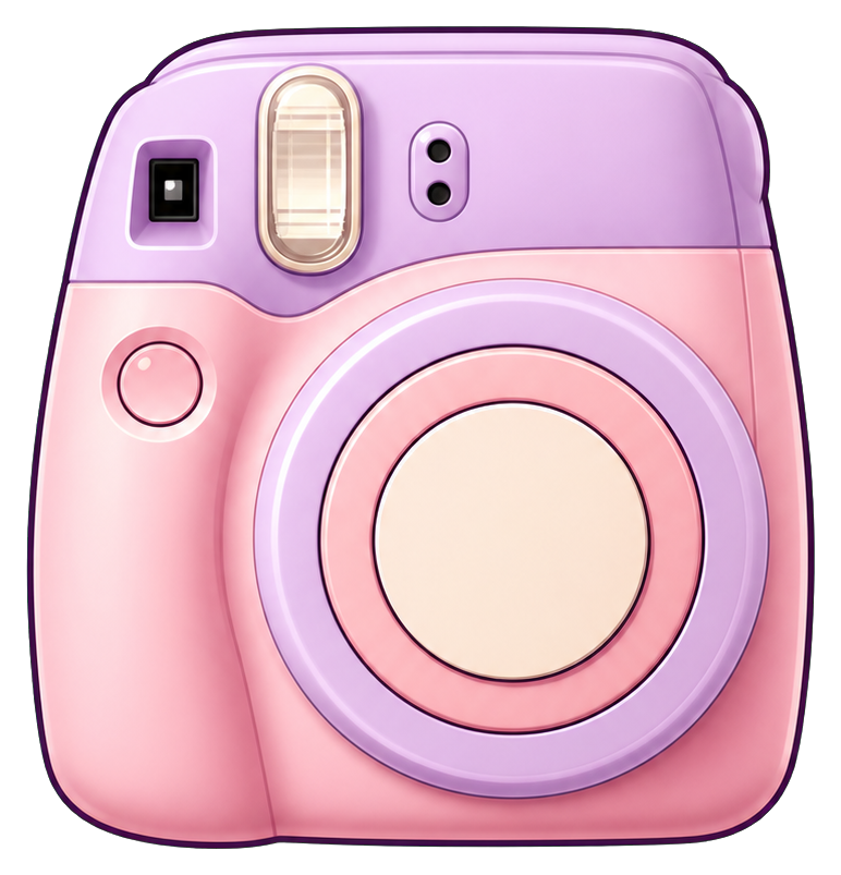 Preview for Retro Camera Sticker Graphic