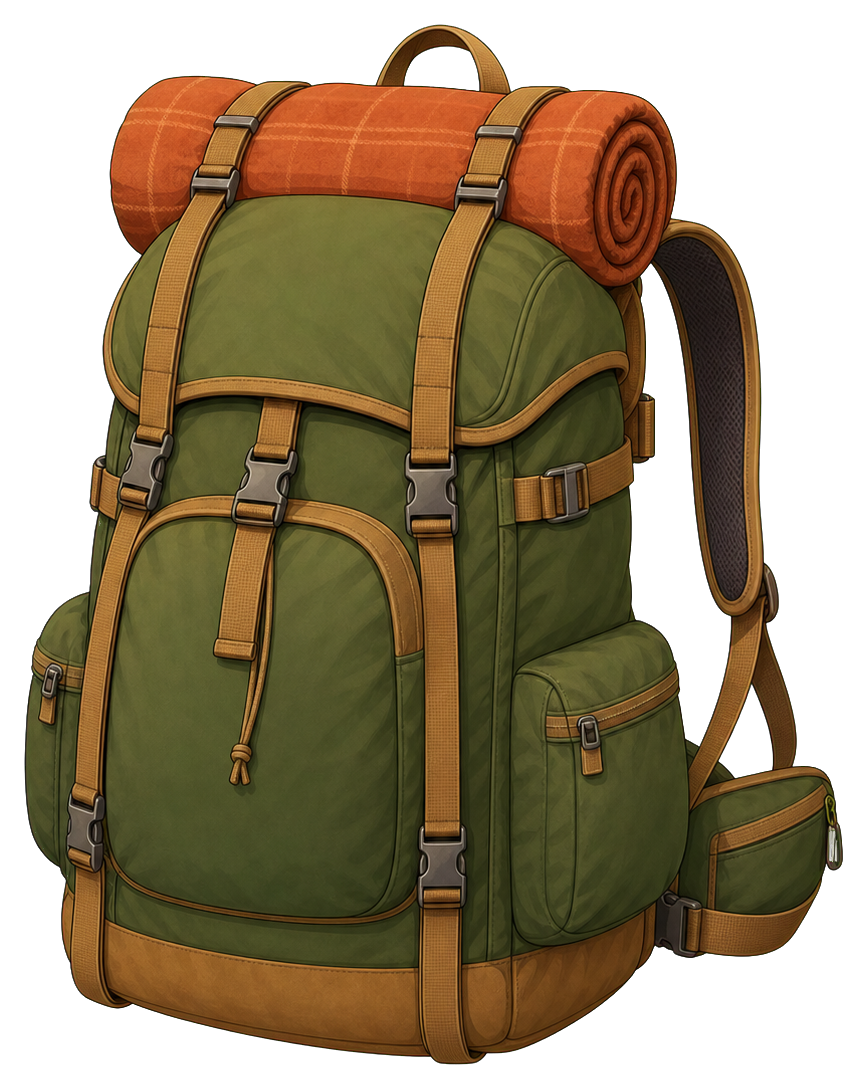 Preview for Travel Backpack Blank Sticker