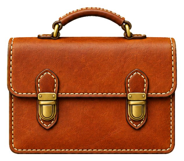 Preview for Stitched Leather Bags Briefcase
