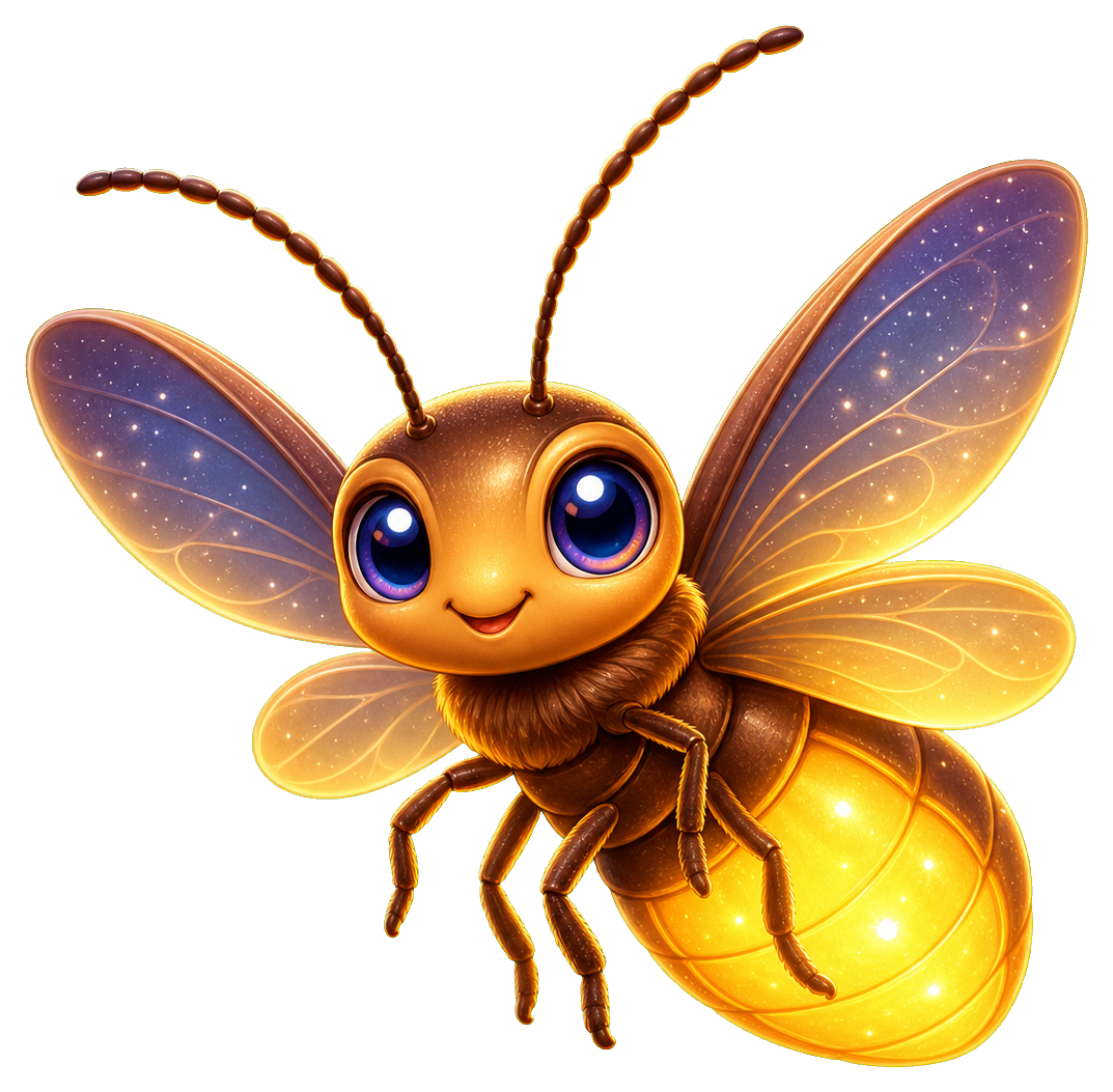 Preview for Glowing Firefly Sticker Graphic