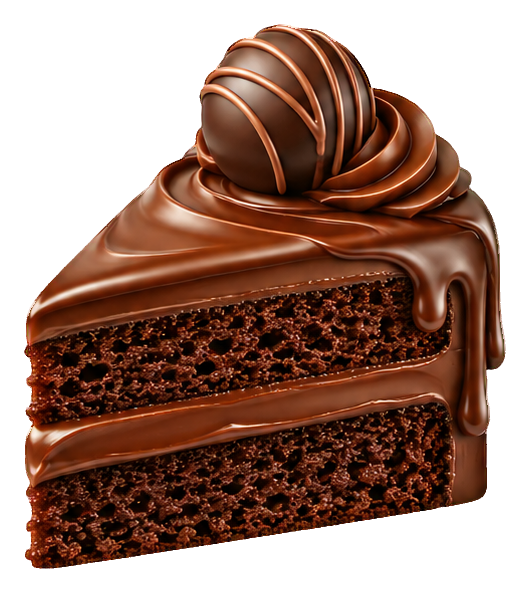 Preview for 3d Cozy Bakery Chocolate Cake Slice