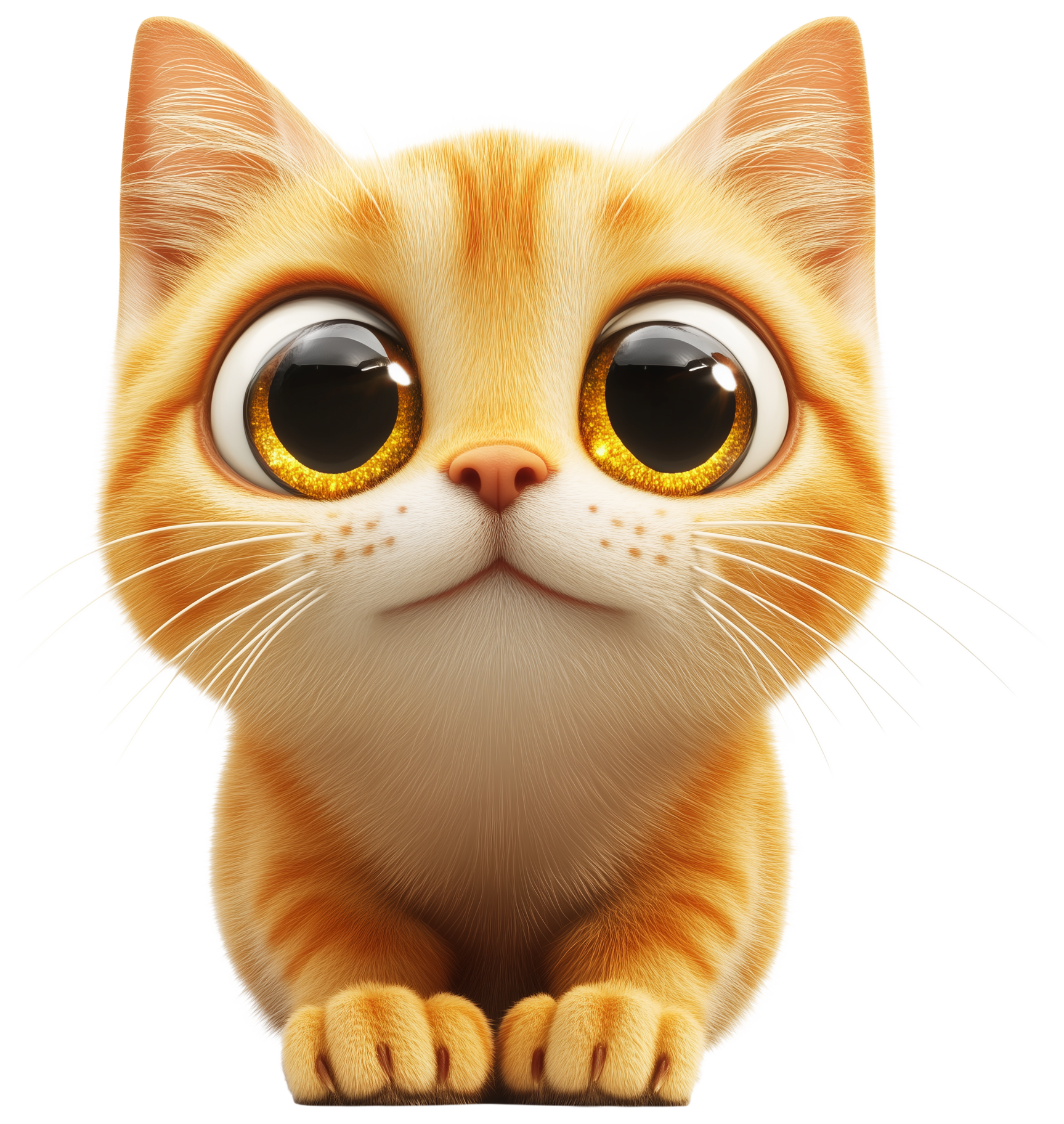 Preview for Cute Cat Emoji Sticker Graphic