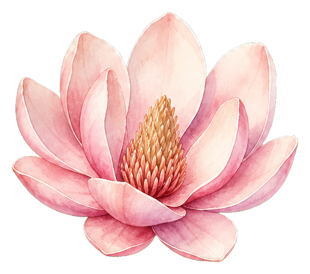 Preview for Watercolor Magnolia Sticker Graphic
