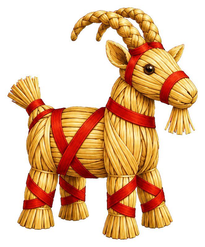 Preview for Nordic Christmas Straw Goat