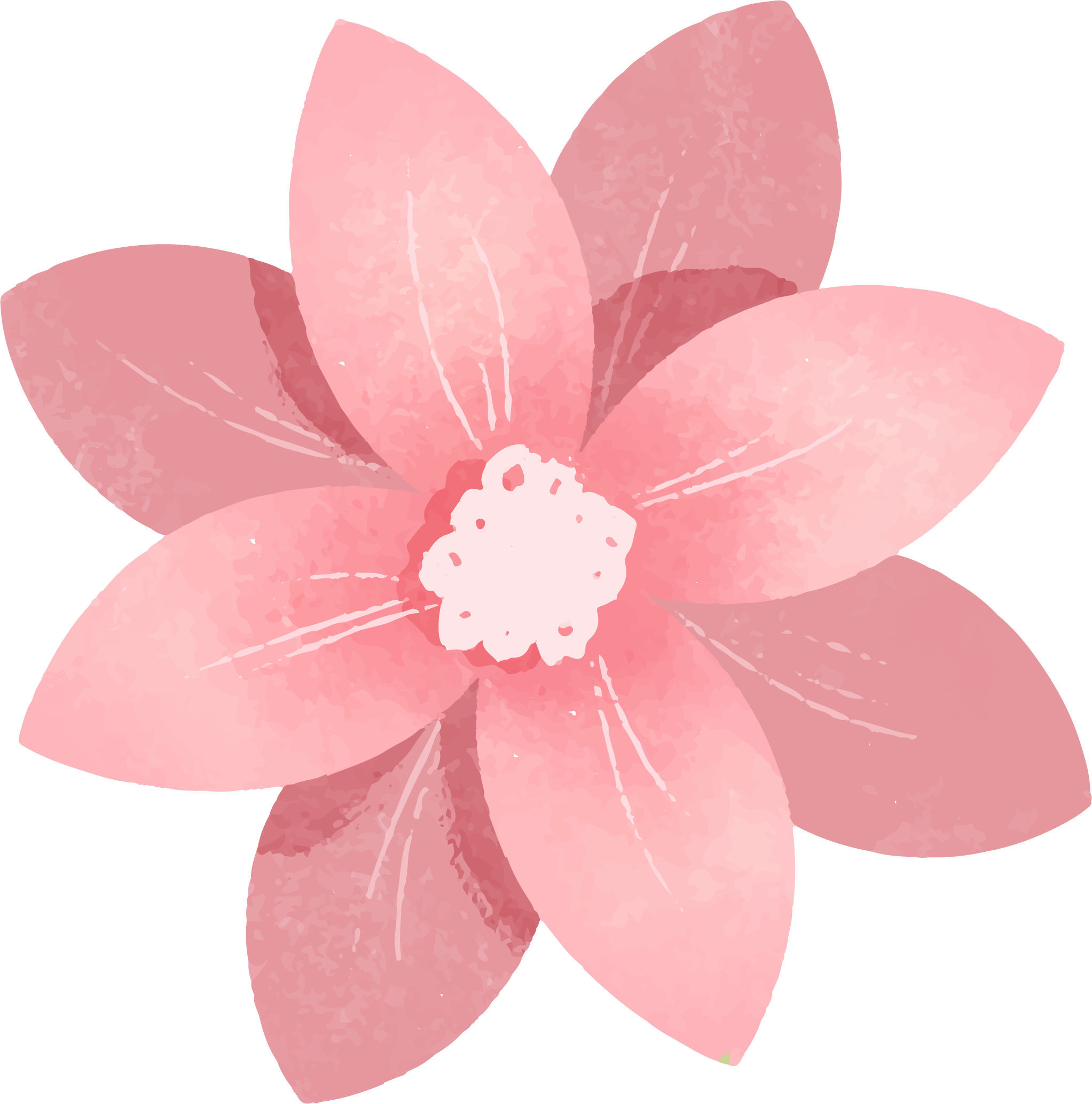 Preview for Pink-flower-illustration-watercolor-love-sticker-8a7b9