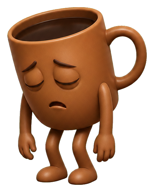 Preview for Sleepy Coffee Mug Sticker