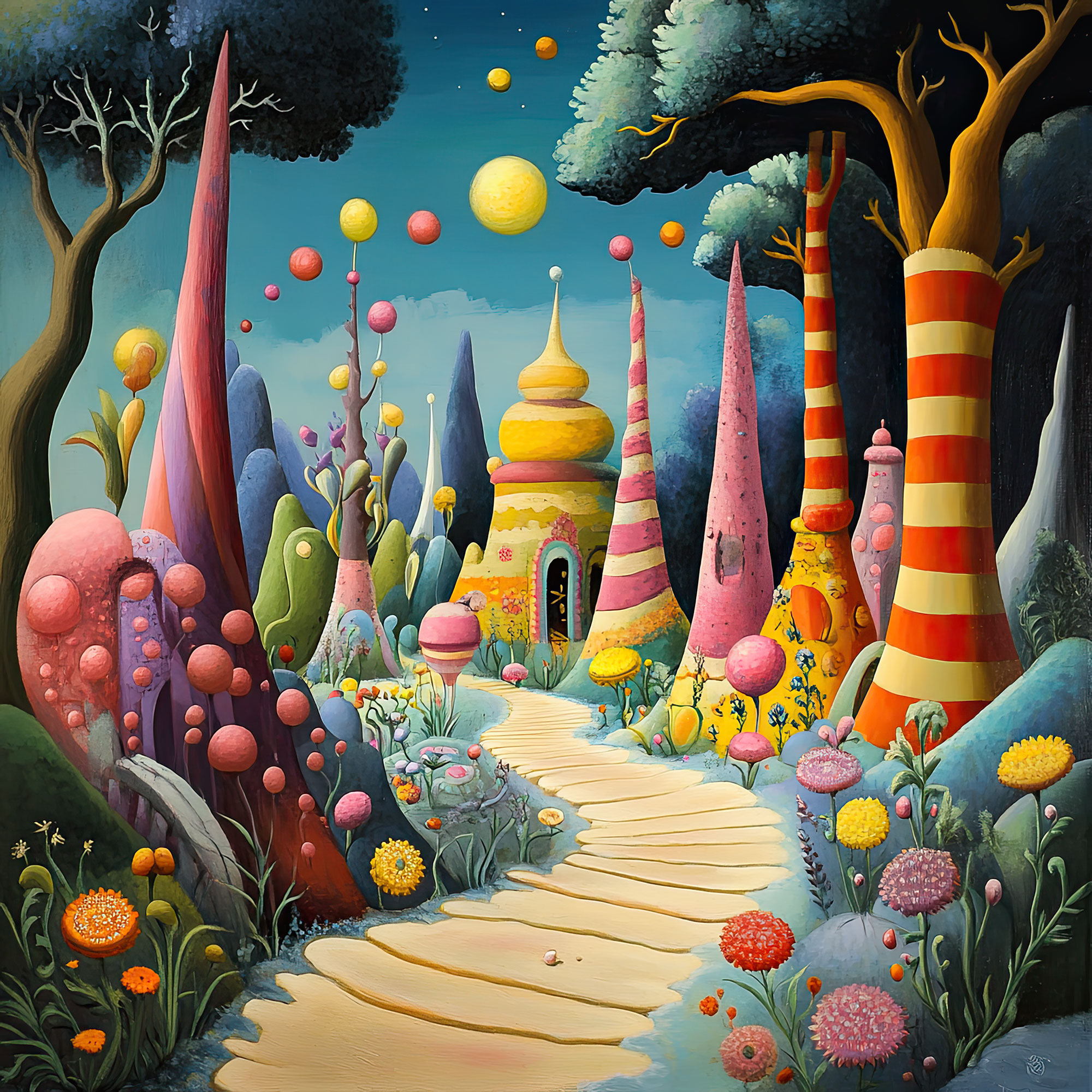 Preview for Fantasy-landscape-art-whimsical-backdrop-background-b2031