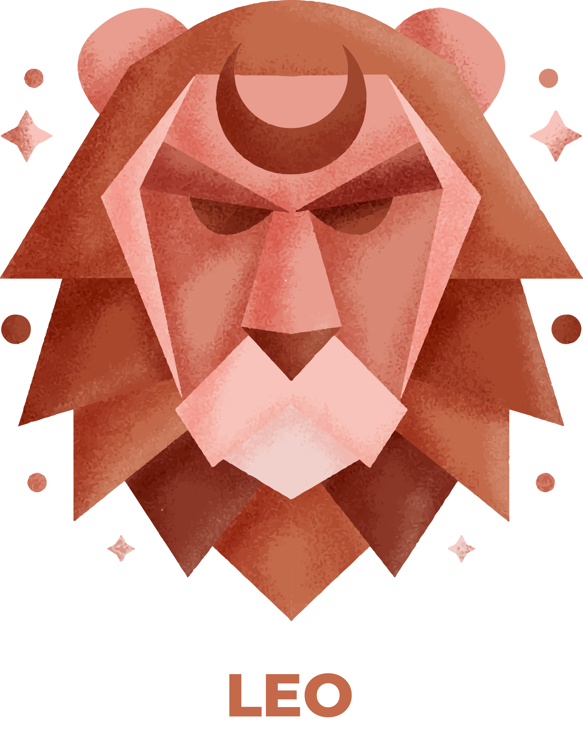 Preview for Leo-zodiac-illustration-sticker-23440