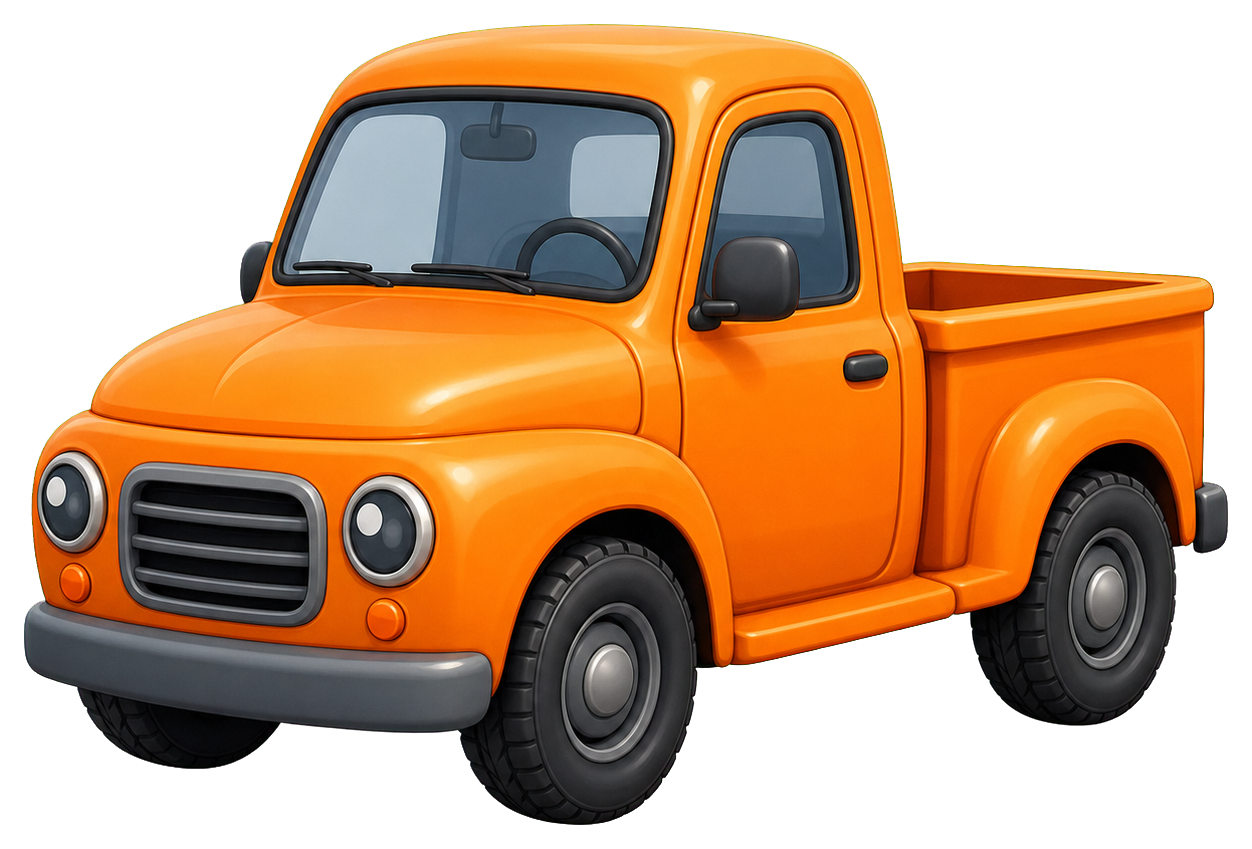 Preview for Cute Pickup Truck Sticker