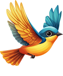 Preview for Colorful-bird-illustration-animal-sticker-41c4b