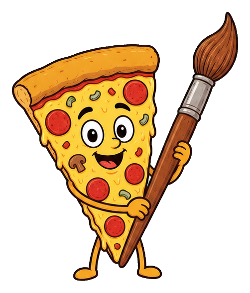 Preview for Pizza Paintbrush Sticker