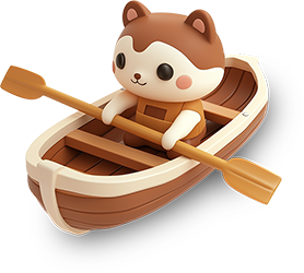Preview for Hamster-rowing-boat-illustration-character-sticker-43c15