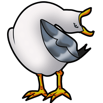 Preview for Angry-seagull-illustration-animal-sticker-549a3