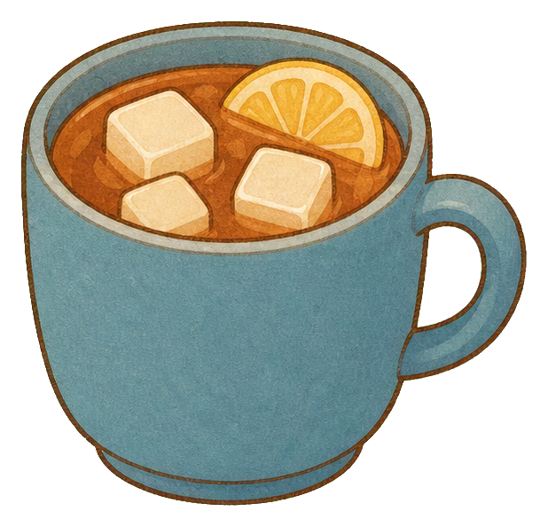 Preview for Dusty Blue Iced Tea Mug Sticker