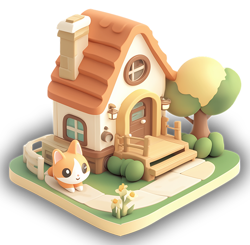 Preview for Cozy-cottage-illustration-building-sticker-044eb