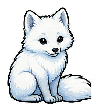 Preview for Arctic Fox Sticker
