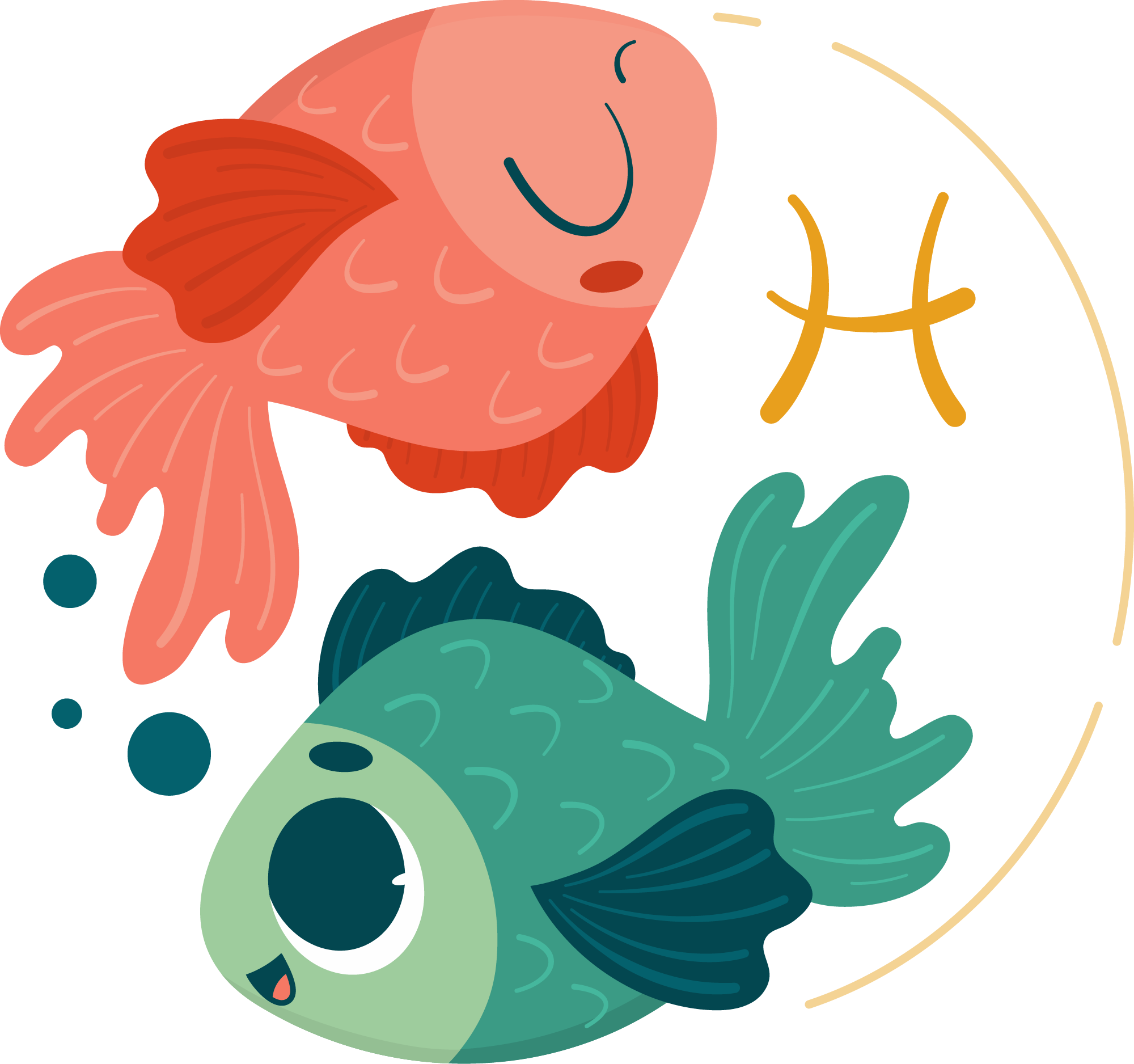 Preview for Pisces-zodiac-symbolism-sticker-d310b