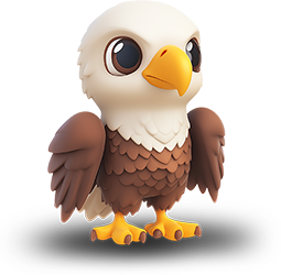 Preview for Cartoon-eagle-illustration-animal-sticker-ba22d