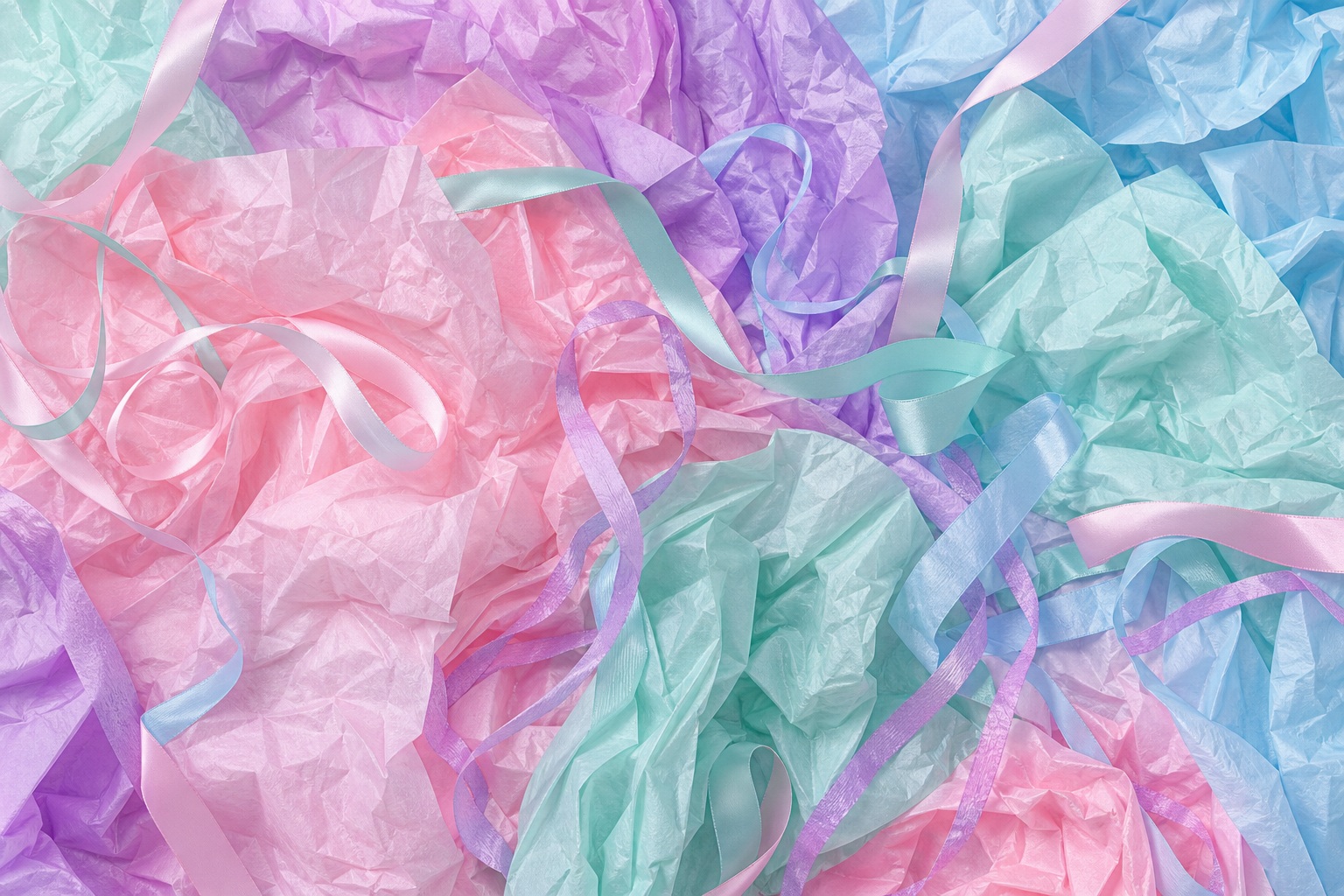 Preview for Pastel Crinkled Paper Celebration Background